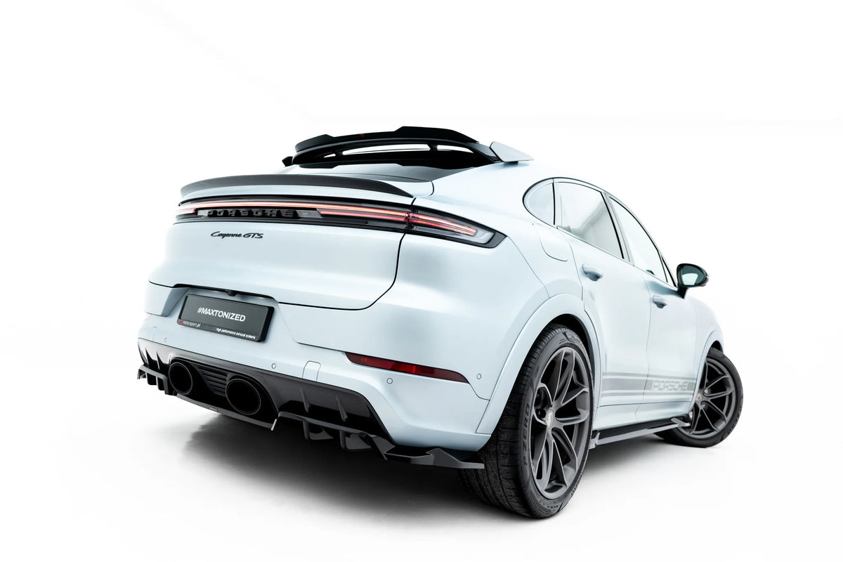 Set of splitters suitable for porsche cayenne gts / turbo sport pack / turbo e-hybrid gt pack coupe mk3 facelift