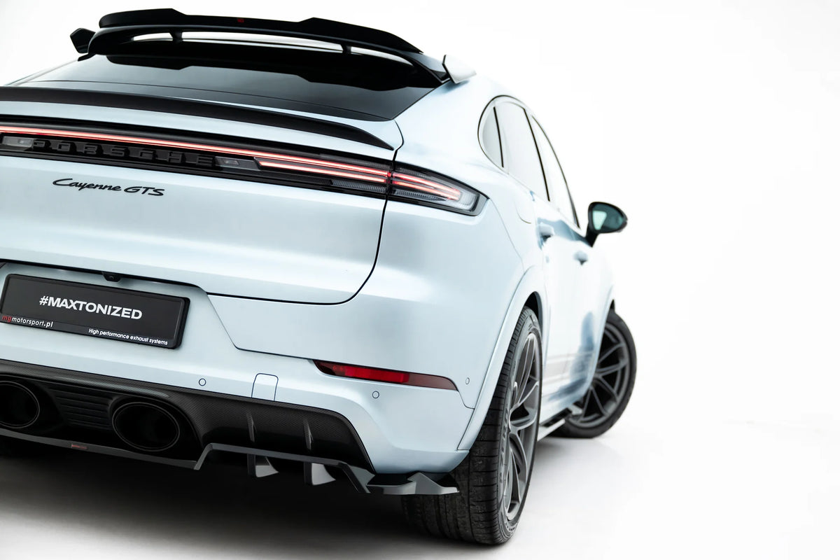 Set of splitters suitable for porsche cayenne gts / turbo sport pack / turbo e-hybrid gt pack coupe mk3 facelift