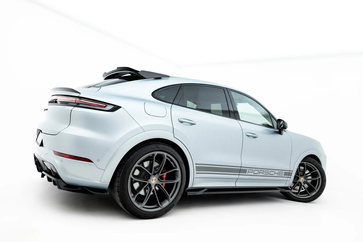 Set of splitters suitable for porsche cayenne gts / turbo sport pack / turbo e-hybrid gt pack coupe mk3 facelift