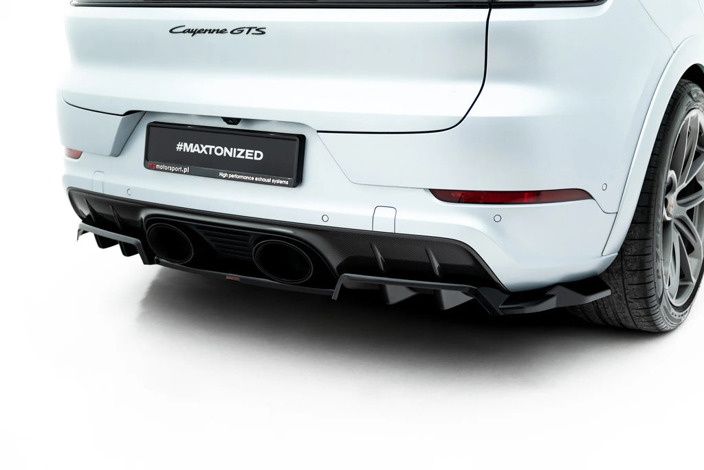 Set of splitters suitable for porsche cayenne gts / turbo sport pack / turbo e-hybrid gt pack coupe mk3 facelift