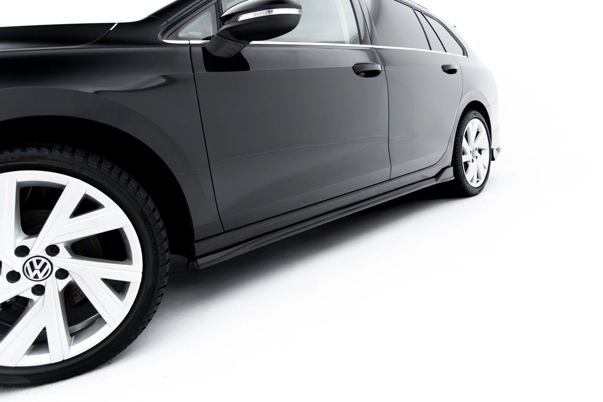 Set of splitters suitable for volkswagen golf variant mk8 facelift