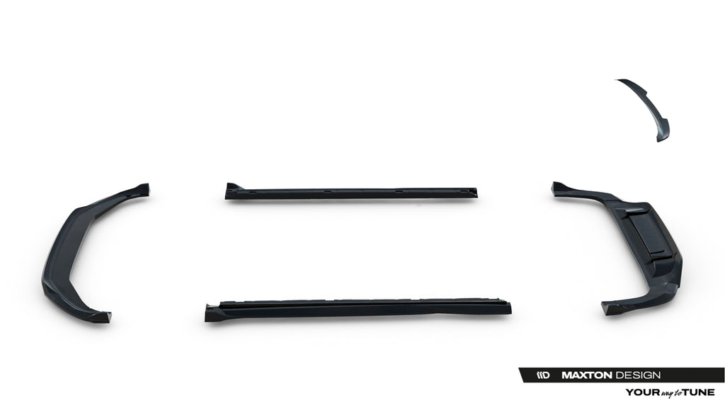 Set of splitters suitable for volkswagen tayron r-line mk1