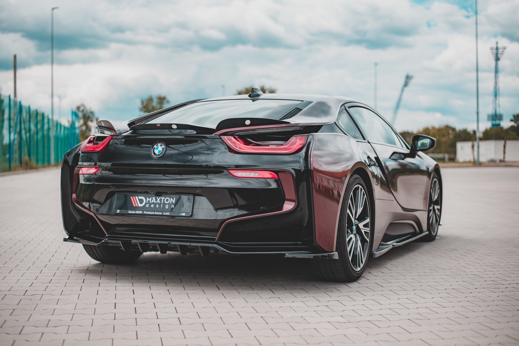 Sæt spoiler caps bmw i8