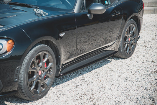 Side skirts diffusers abarth 124 spider