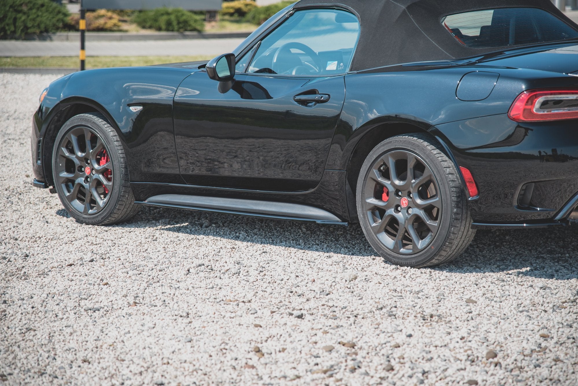 Sivuhameet hajottimet Abarth 124 Hämähäkki
