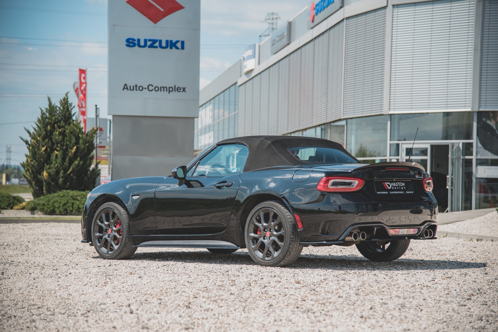 Sivuhameet hajottimet Abarth 124 Hämähäkki
