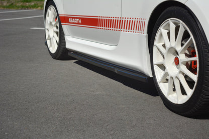 Side skirts diffusers abarth  500 mk1