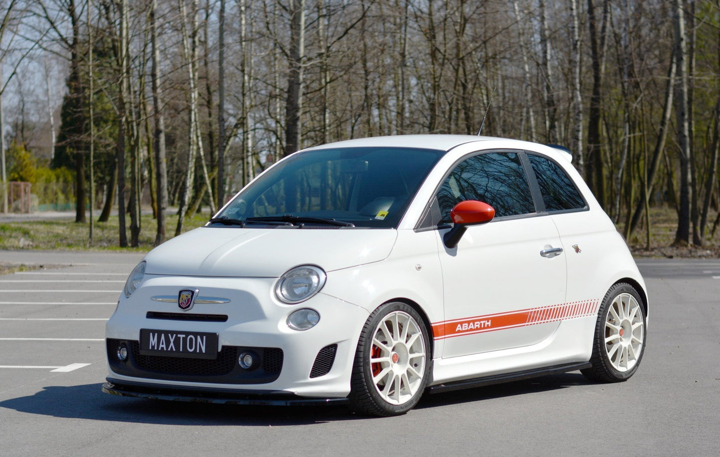 Side skirts diffusers abarth  500 mk1