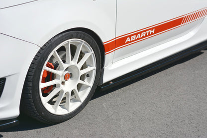 Side skirts diffusers abarth  500 mk1