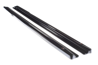 Side skirts diffusers abarth  500 mk1