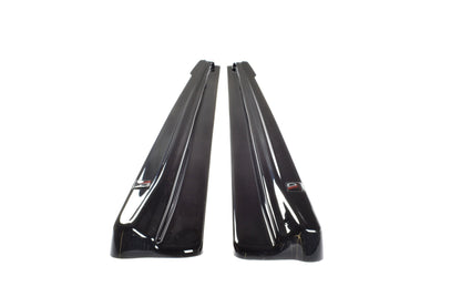 Side skirts diffusers abarth  500 mk1
