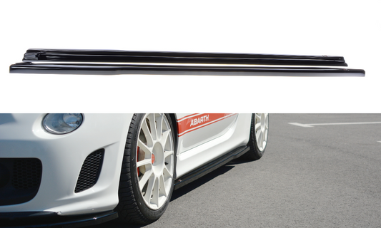 Side skirts diffusers abarth  500 mk1