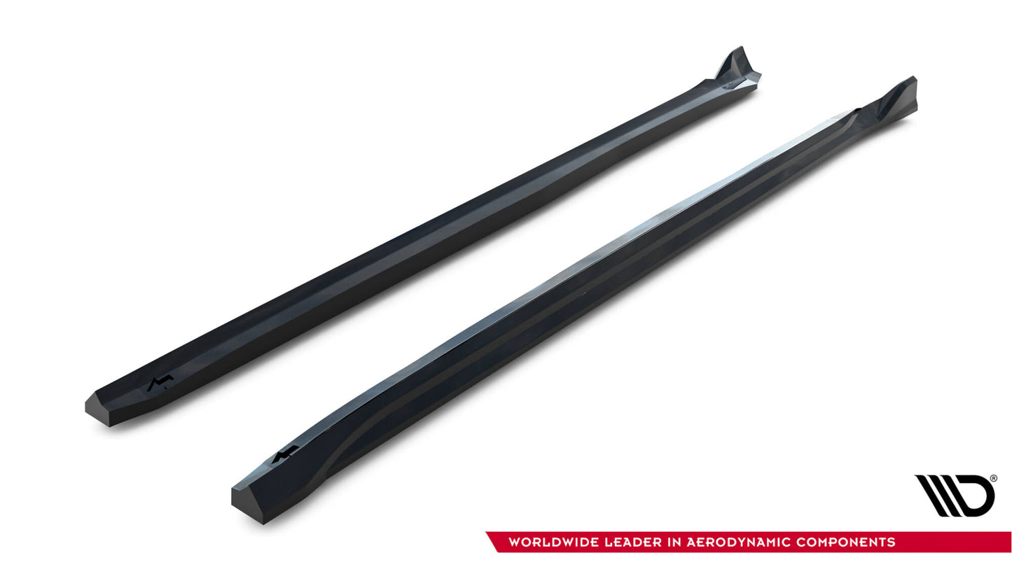 Side skirts diffusers abarth 500e