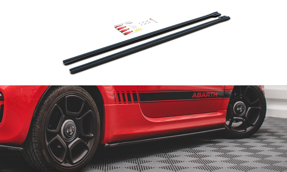 Side nederdele diffusorer Abarth 595 Mk1 ansigtsløftning