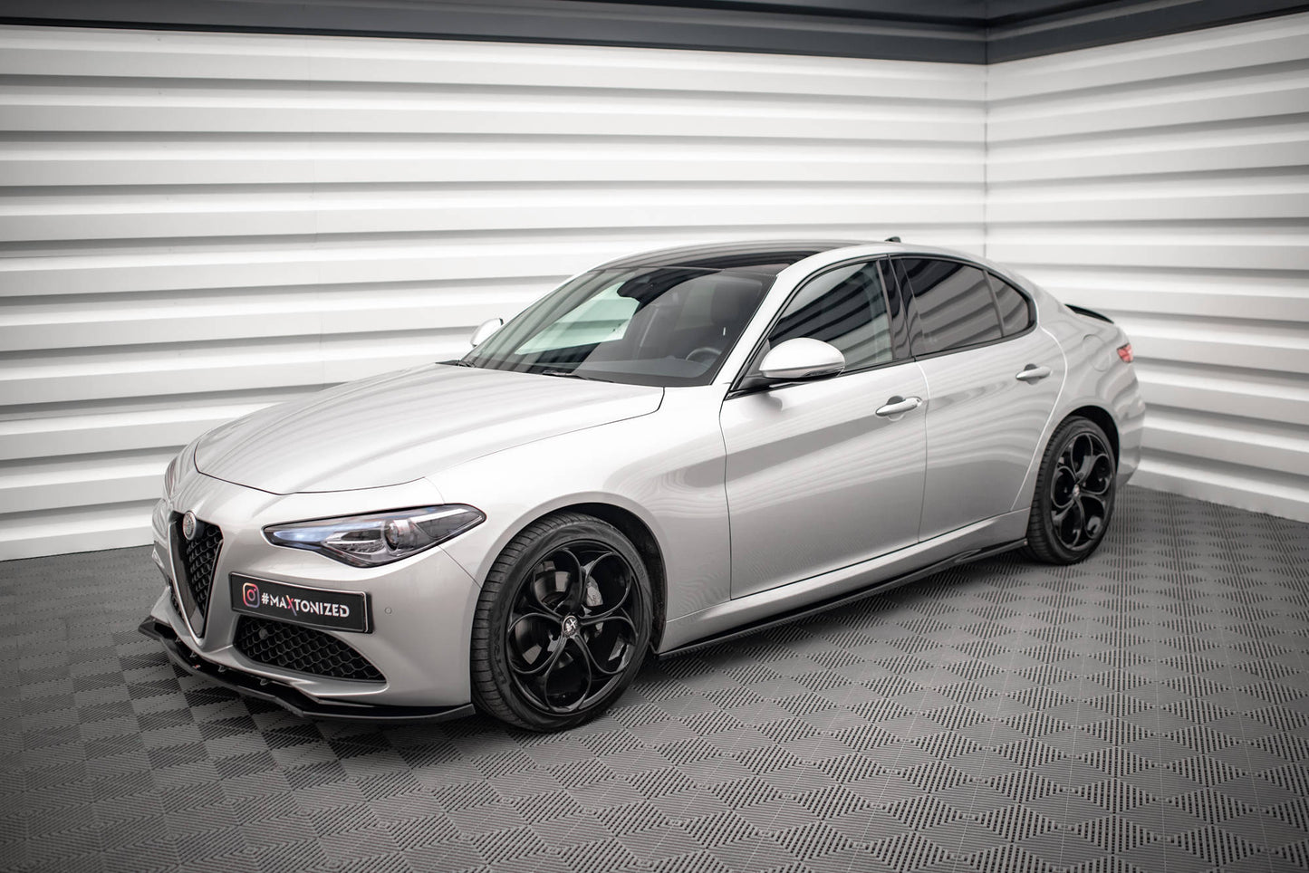 Side skirts diffusers alfa romeo giulia sport