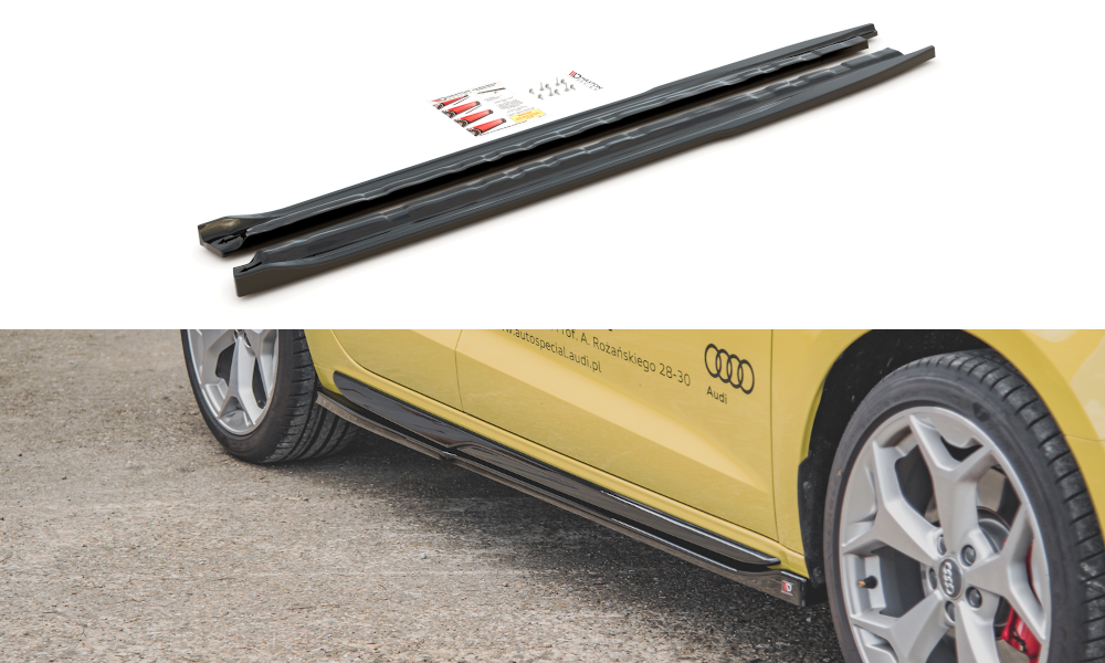 Side skirts diffusers audi a1 s-line gb
