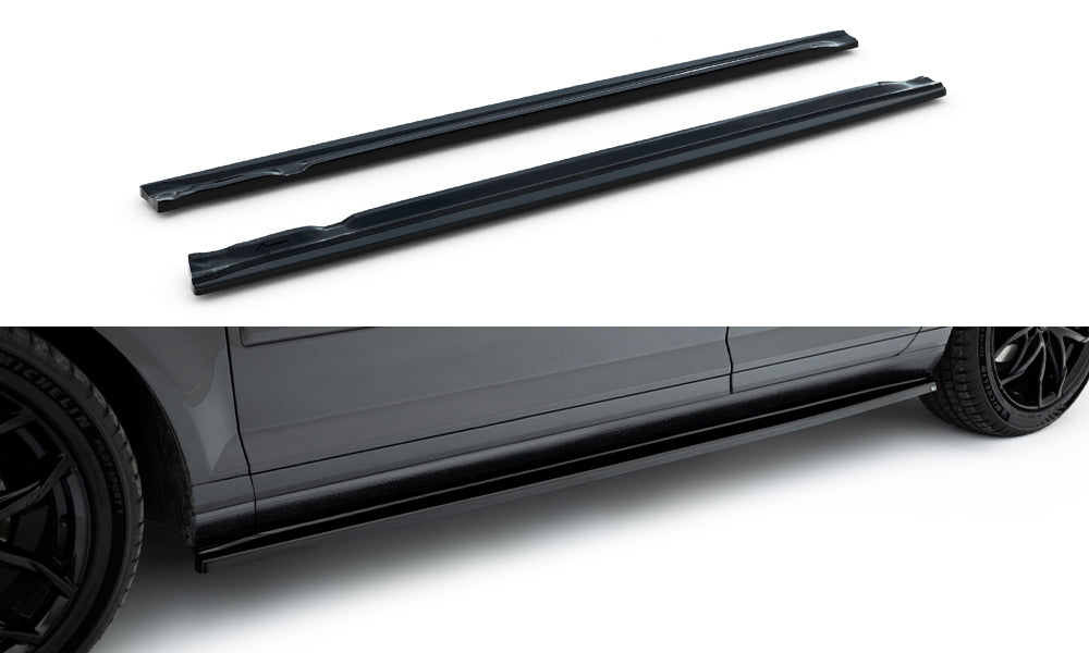 Side skirts diffusers audi a3 sportback 8p / 8p facelift