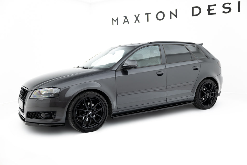 Side skirts diffusers audi a3 sportback 8p / 8p facelift