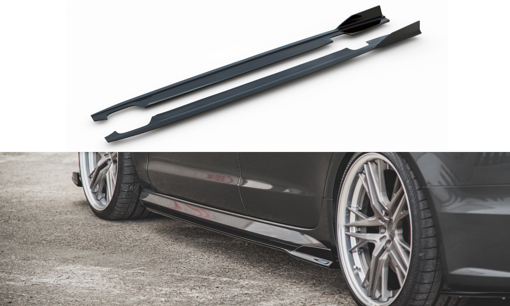 Side skirts diffusers audi a6 / a6 c7 s-line/ s6 c7 facelift