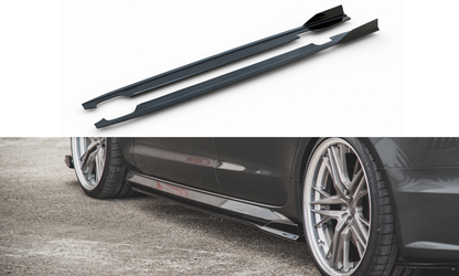 Side skirts diffusers audi a6 / a6 c7 s-line/ s6 c7 facelift
