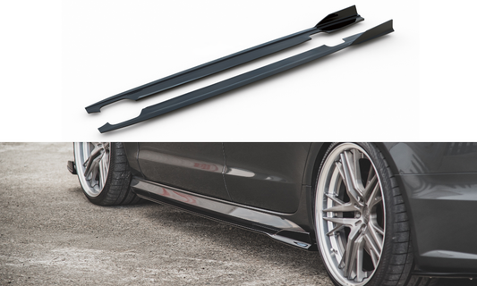 Side skirts diffusers audi a6 / a6 c7 s-line/ s6 c7 facelift