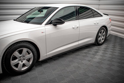 Side skirts diffusers audi a6 c8