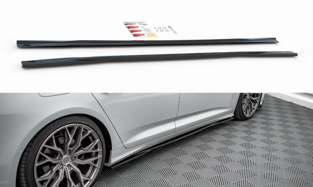 Side skirts diffusers audi a6 s-line / s6 c8 / c8 facelift