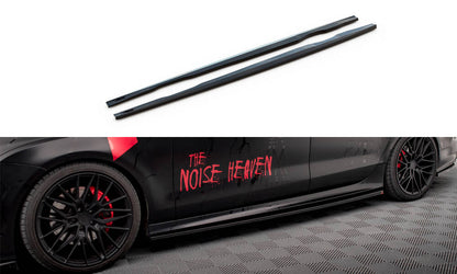 Side skirts diffusers audi a7 rs7 look c7