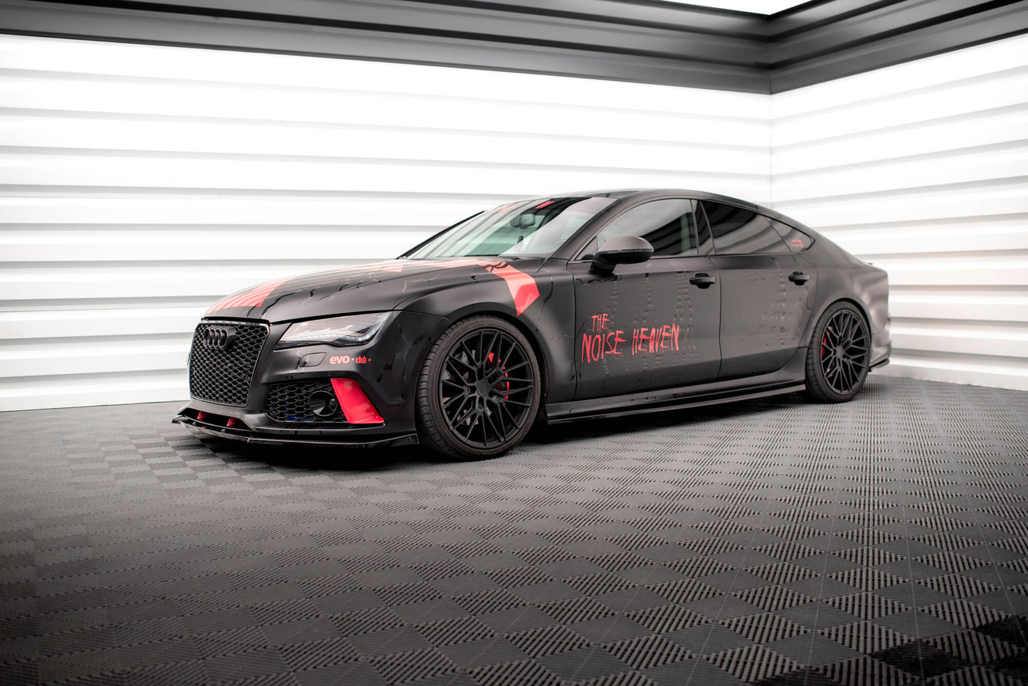 Side skirts diffusers audi a7 rs7 look c7