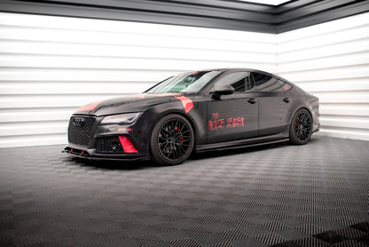 Side skirts diffusers audi a7 rs7 look c7