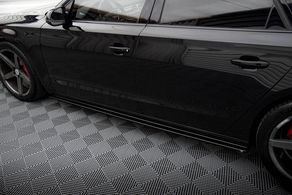 Side skirts diffusers audi a8 d4