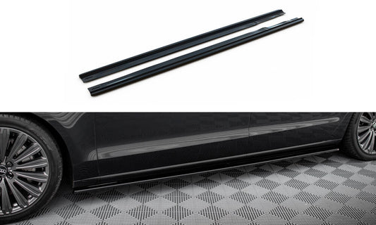 Side skirts diffusers audi a8 long d4