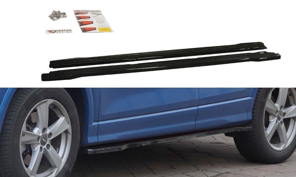 Side skirts diffusers audi q2 mk.1