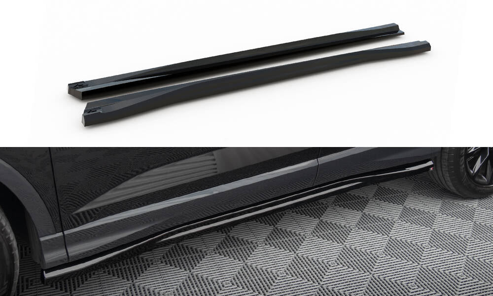 Side skirts diffusers audi q3 sportback f3