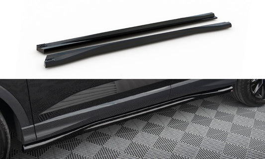 Side skirts diffusers audi q3 sportback f3