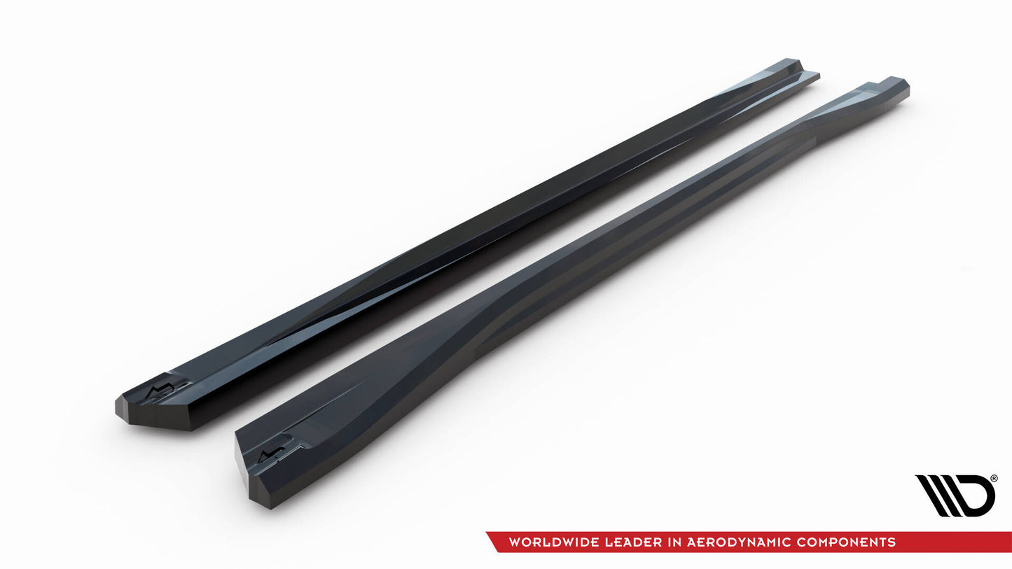 Side skirts diffusers audi q3 sportback f3