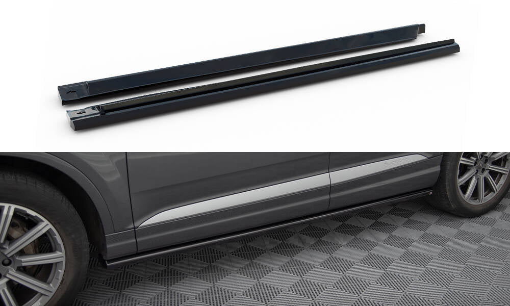 Side skirts diffusers audi q7 mk2