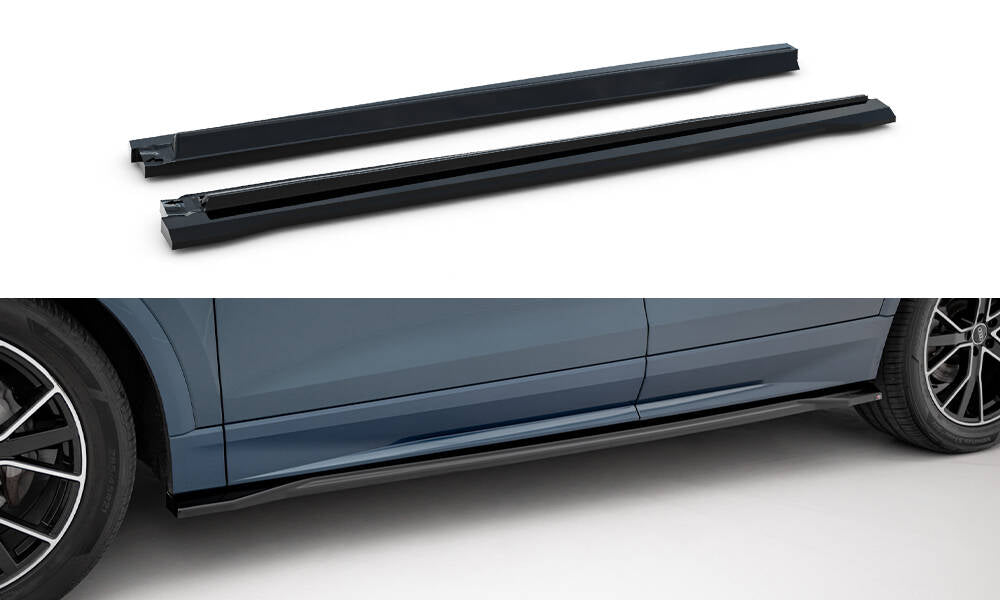 Side skirts diffusers audi q8 mk1