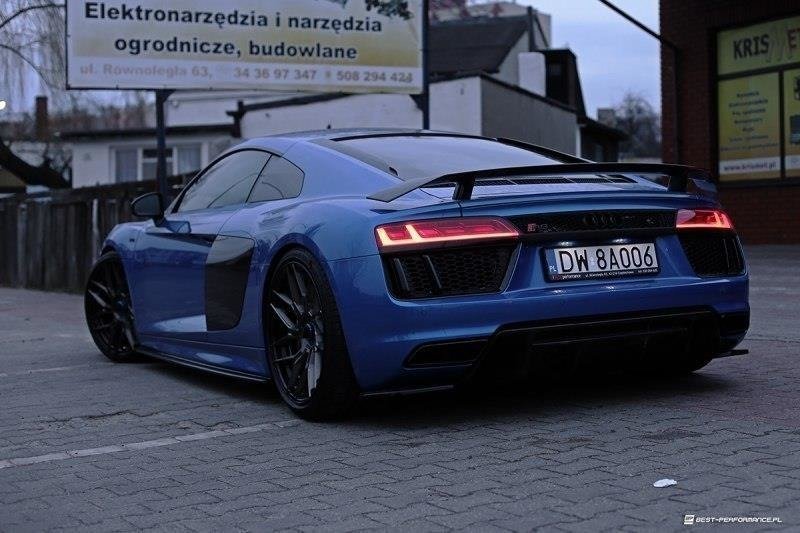 Side skirts diffusers audi r8 mk.2