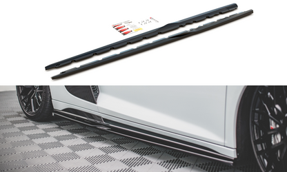 Side skirts diffusers audi r8 mk2 facelift