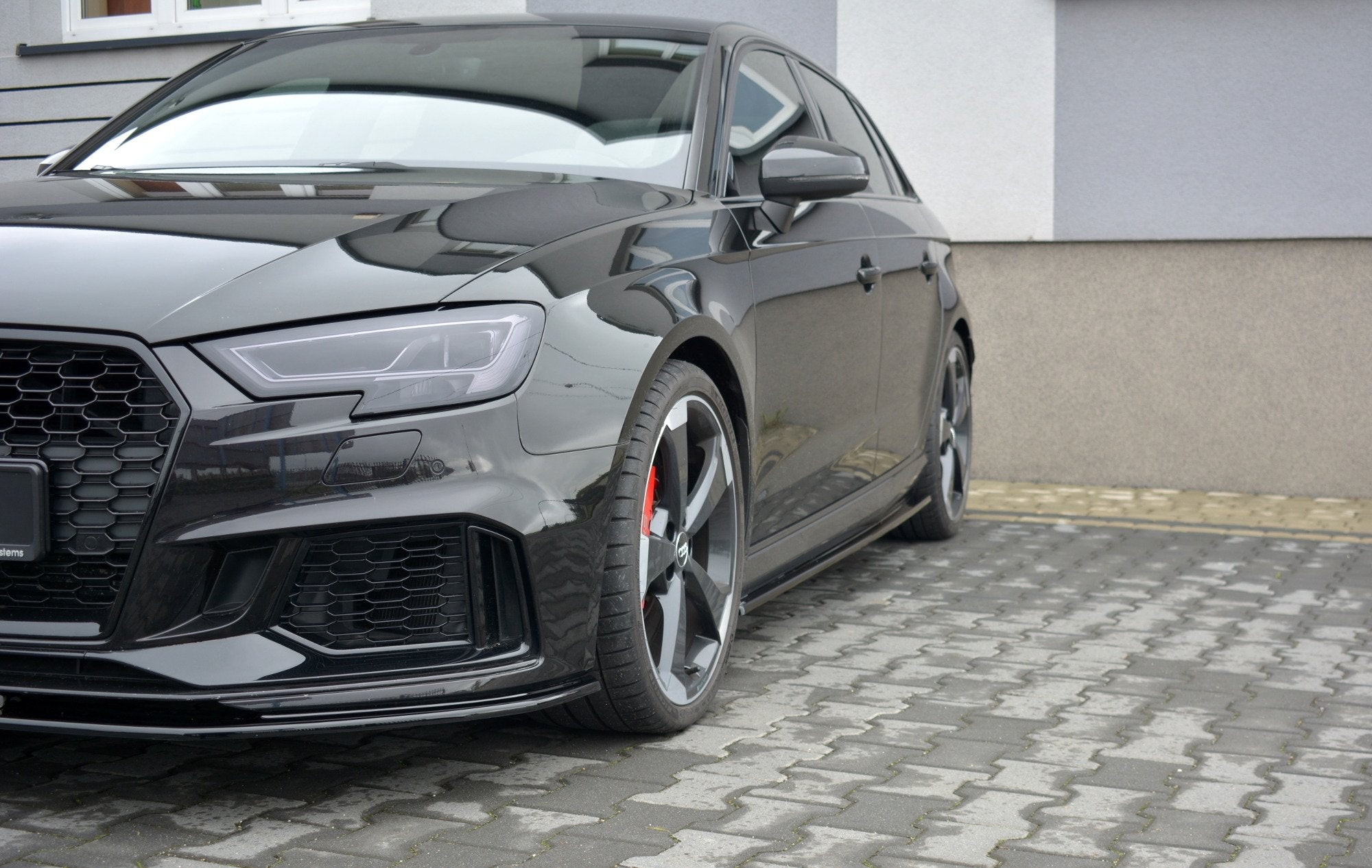 Side skirts diffusers audi rs3 8v fl sportback
