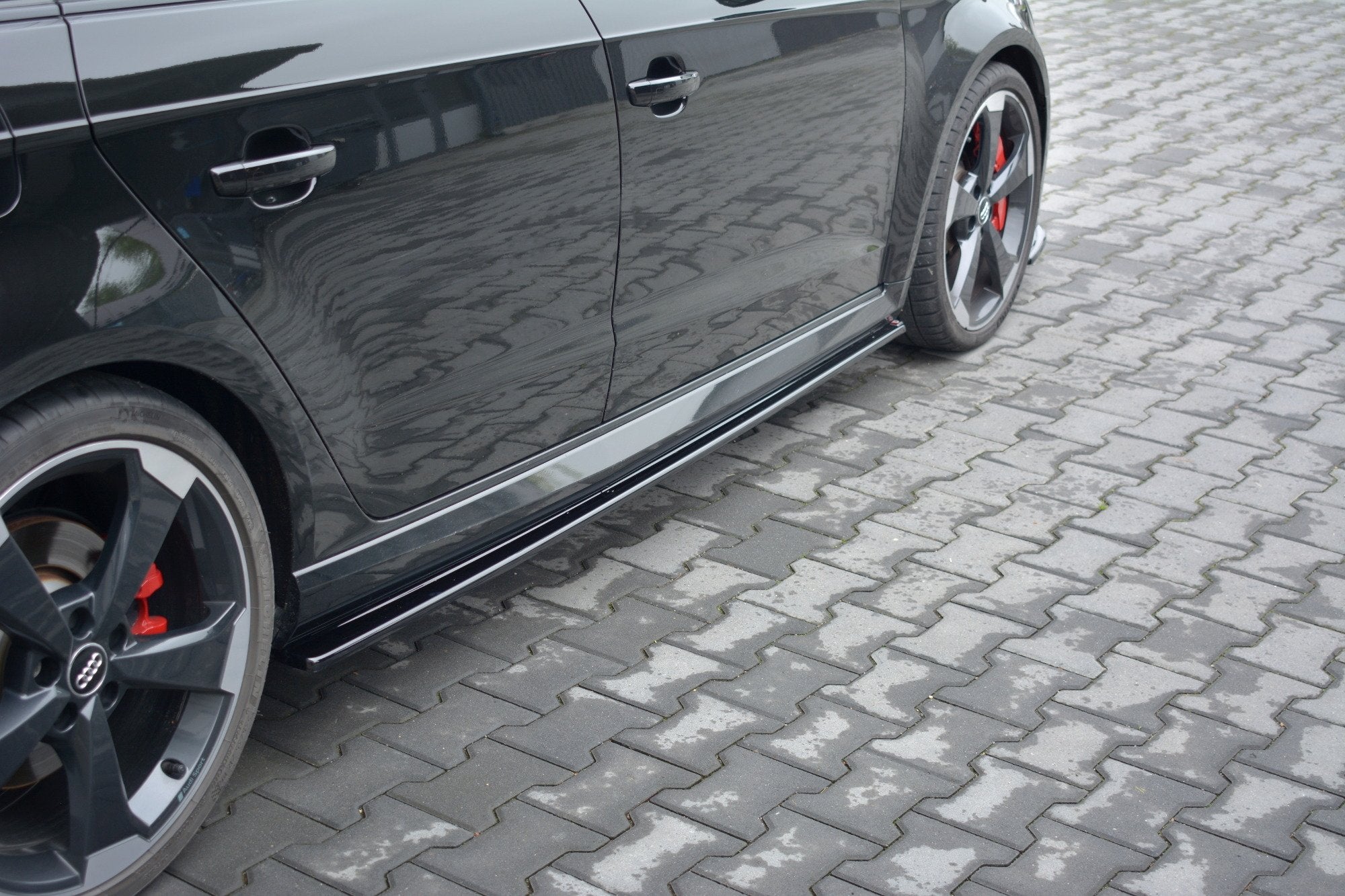 Side skirts diffusers audi rs3 8v fl sportback