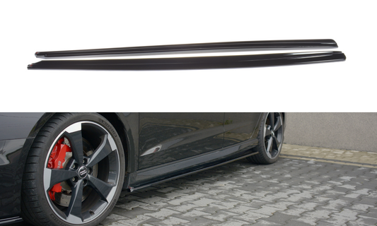 Side skirts diffusers audi rs3 8v fl sportback
