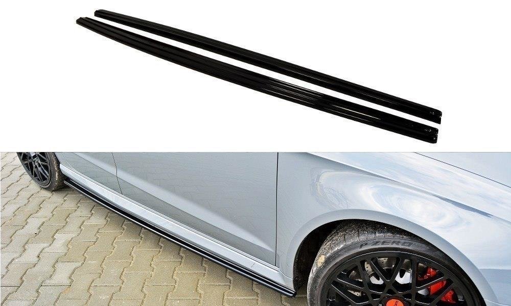 Side skirts diffusers audi rs3 8v sportback