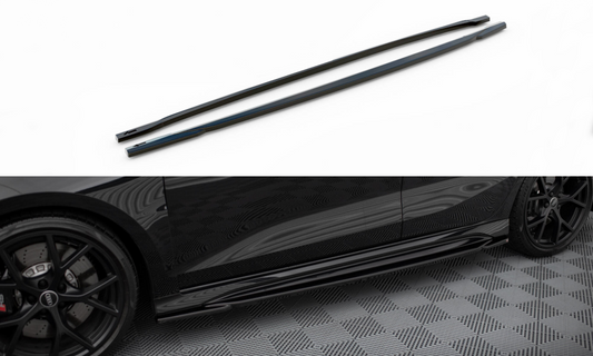 Side skirts diffusers audi rs3 sportback 8y