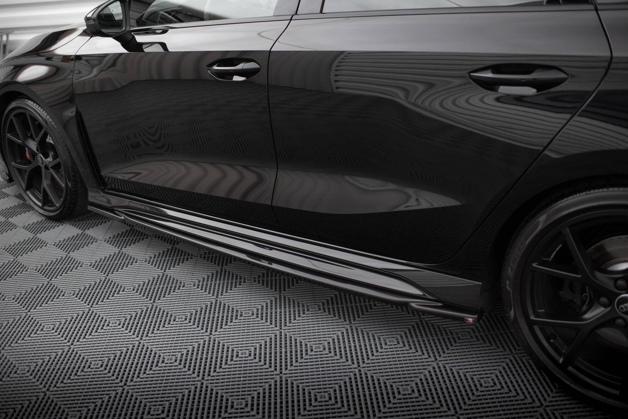 Side skirts diffusers audi rs3 sportback 8y