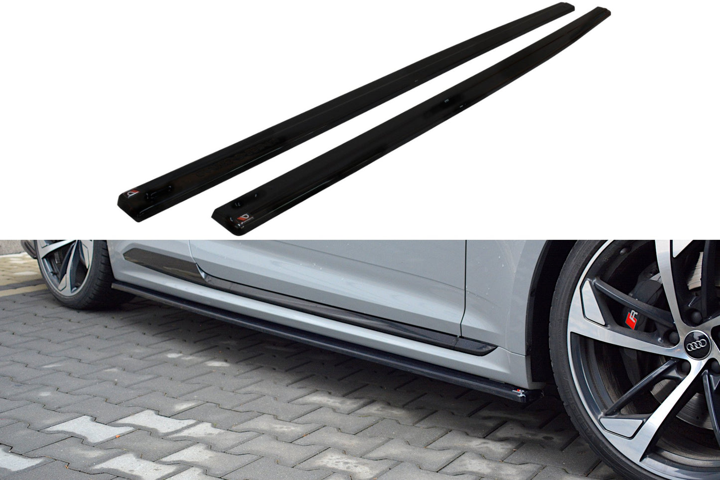 Side skirts diffusers audi rs5 coupe f5