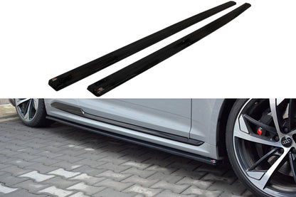 Side skirts diffusers audi rs5 coupe f5