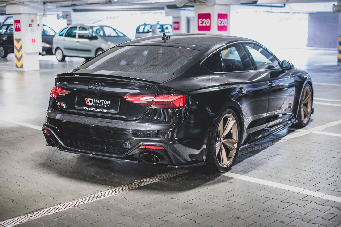 Side nederdele diffusorer Audi RS5 Sportback F5 ansigtsløftning
