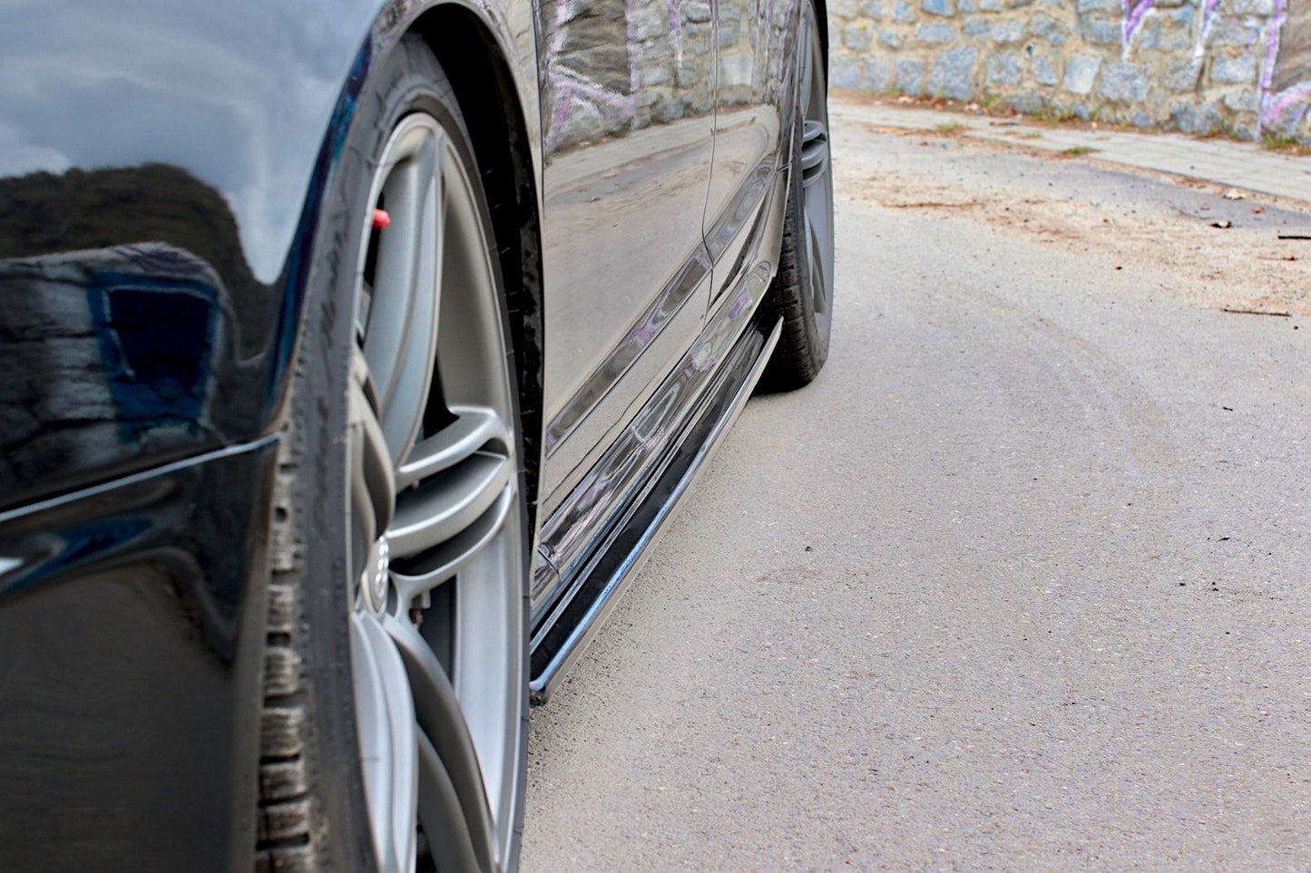Side skirts diffusers audi rs6 c6